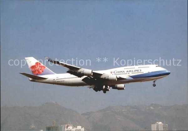 Flugzeuge Zivil China Airlines Boeing 747-400 B-164