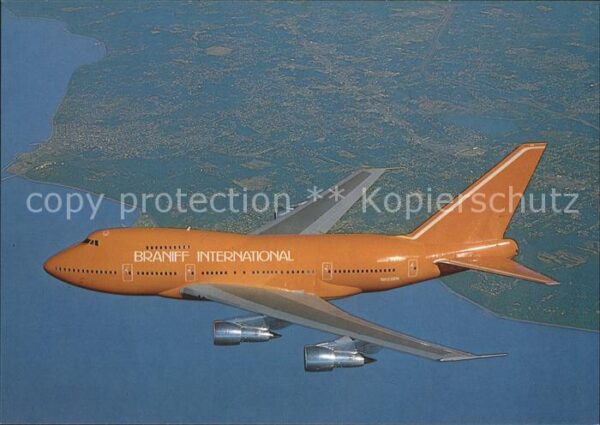 Flugzeuge Zivil Braniff International Boeing 747SP-27 N