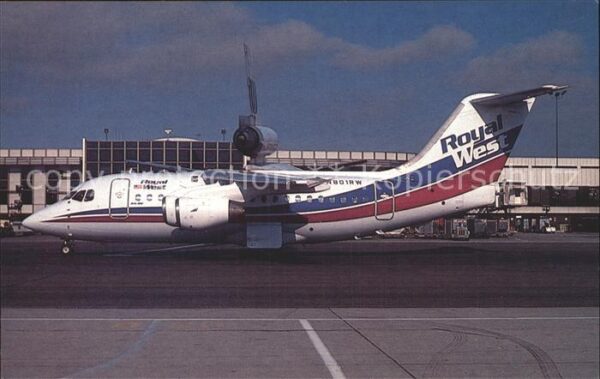 Flugzeuge Zivil Royal West Airlines British Aerospace 1