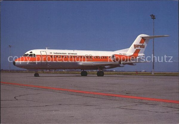 Flugzeuge Zivil Garuda Indonesian Airways Fokker F-28-4