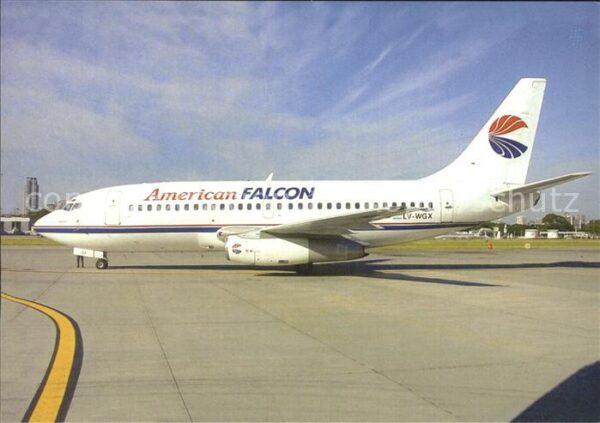 Flugzeuge Zivil American Falcon Boeing 737-2P6 21358 LV