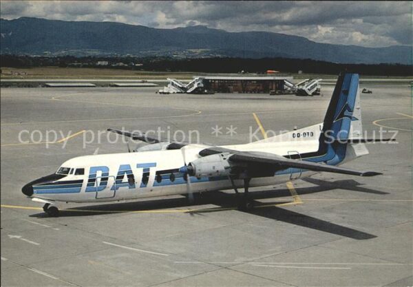 Flugzeuge Zivil Delta Air Transport FH-227 OO-DTD