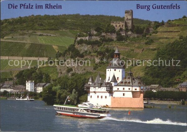 Kaub mit Pfalz und Burg Gutenfels