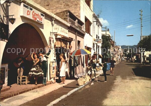 Pineda de Mar Strassenpartie