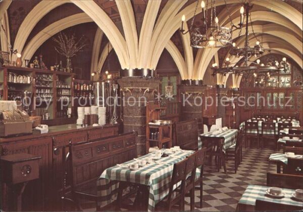 Gent Gand Flandre Restaurant Tearoom Cafe Raadskelder