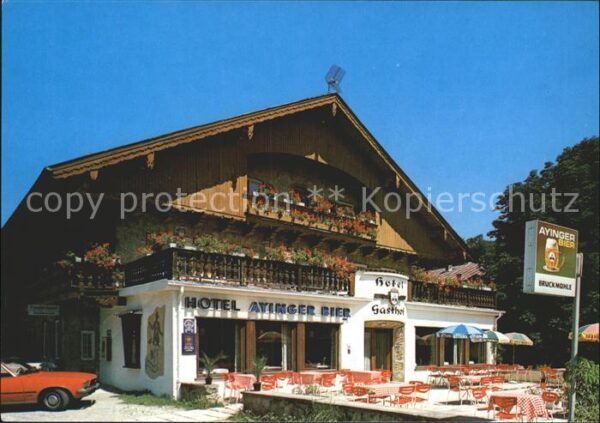 Weyarn Gasthaus Bruckmühle
