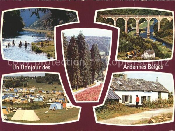 Ardennes Belgium Viadukt Camping
