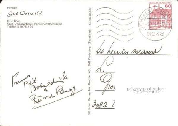 Oberkirchen Sauerland Pension Gut Vorwald – Bild 2