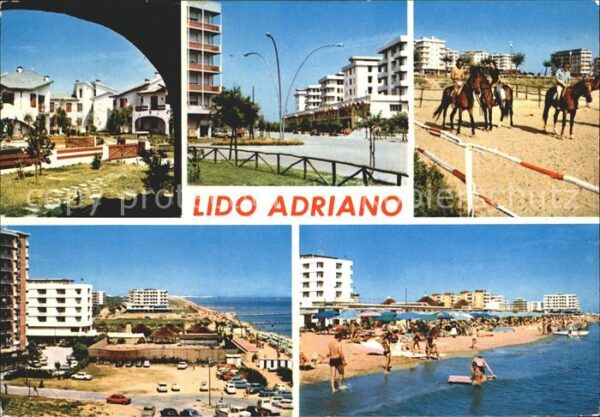 Lido Adriano Pferde Strand