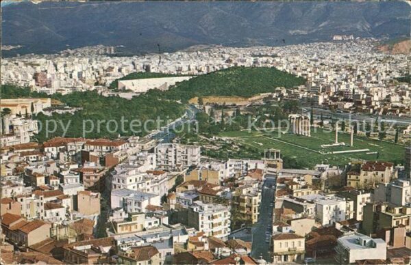 Athen Griechenland Fliegeraufnahme