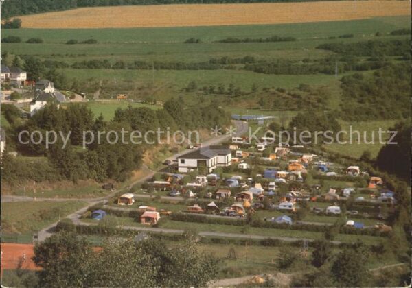 Wiltz Luxembourg Fliegeraufnahme Camping Kaul