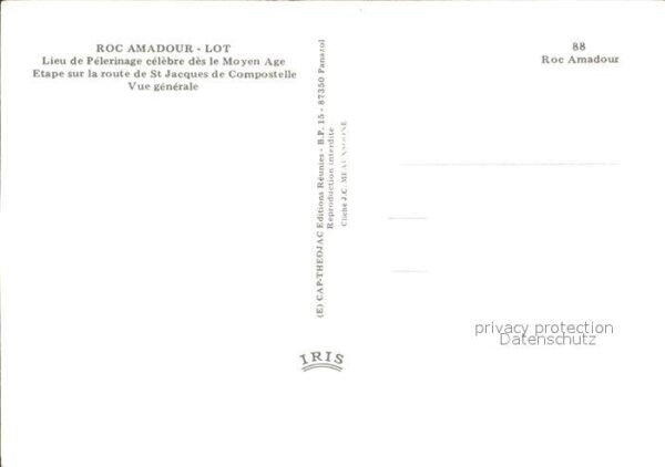 Lot Fliegeraufnahme Roc Amadour – Bild 2