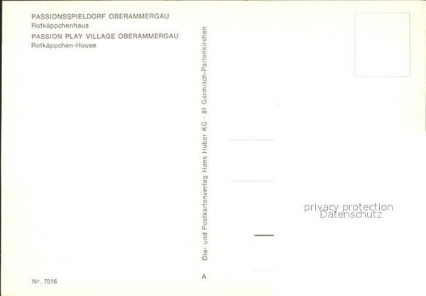 Oberammergau Passionsspieldorf Rotkäppchenhaus – Bild 2
