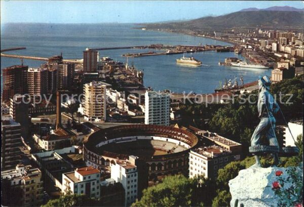 Malaga Andalucia mit Hafen