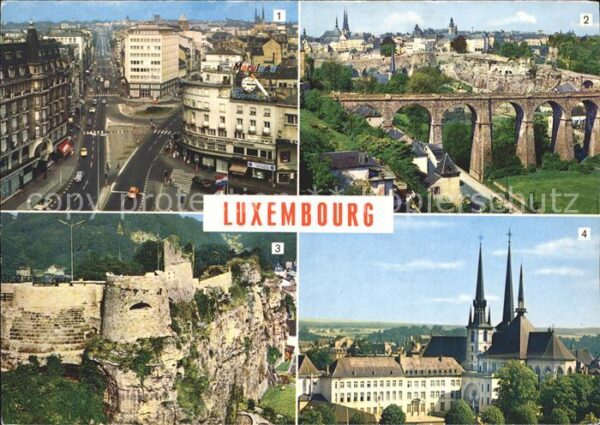 LUXEMBOURG  Luxemburg Avenue de la Liberté Ville-Haute Viaduk