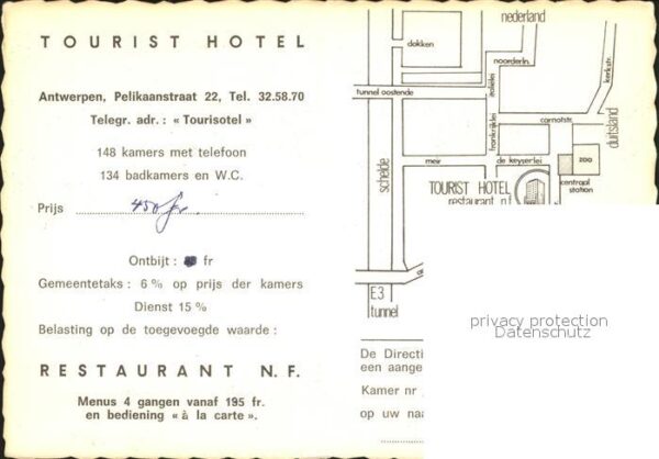 Antwerpen Anvers Tourist Hotel – Bild 2