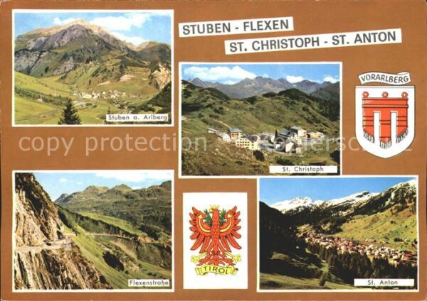 Flexenstrasse Stuben Flexen St. Anton St. Christoph