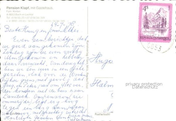 Bach Tirol Lechtal Pension Klapf – Bild 2