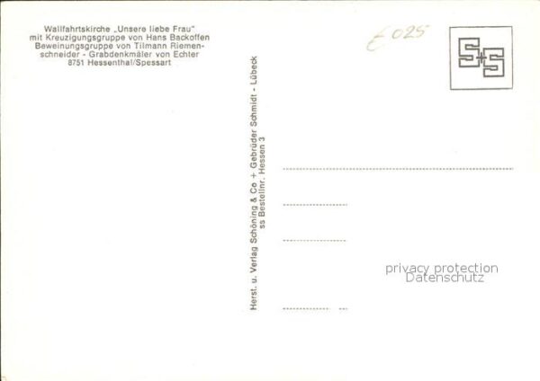 Hessenthal Spessart Wallfahrstkirche – Bild 2