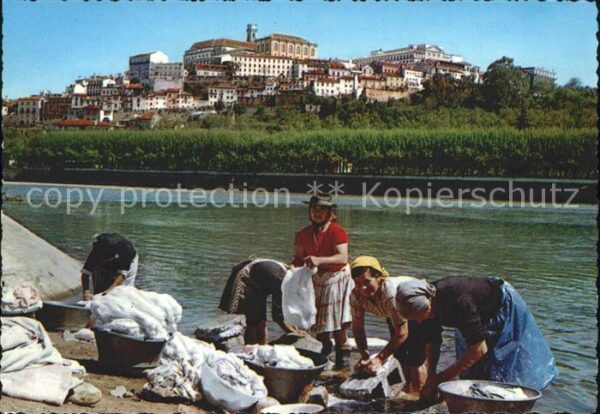 Coimbra Waschfrauen am Fluss