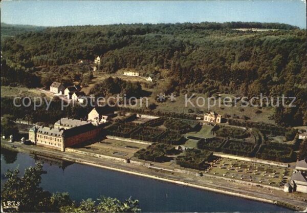Dinant Wallonie Fliegeraufnahme Chateau de Freyr