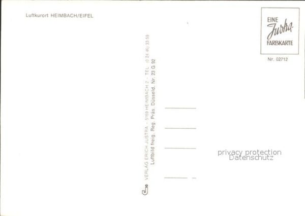 Heimbach Eifel Fliegeraufnahme – Bild 2