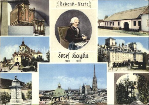 Eisenstadt Gedenkkarte Josef Haydn Geburtshaus Sch