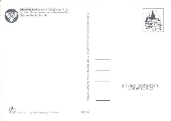 Regensburg Fliegeraufnahme Strudelfahrt Donauparti – Bild 2