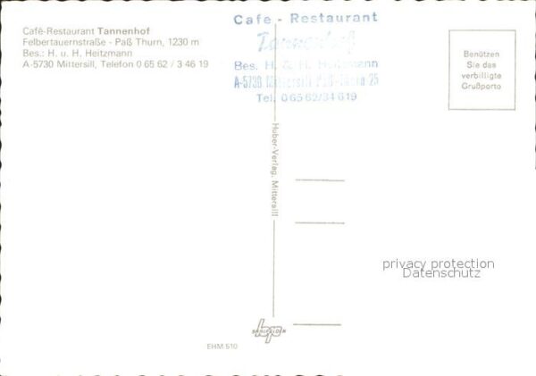 Pass Thurn Restaurant Cafe Tannenhof – Bild 2