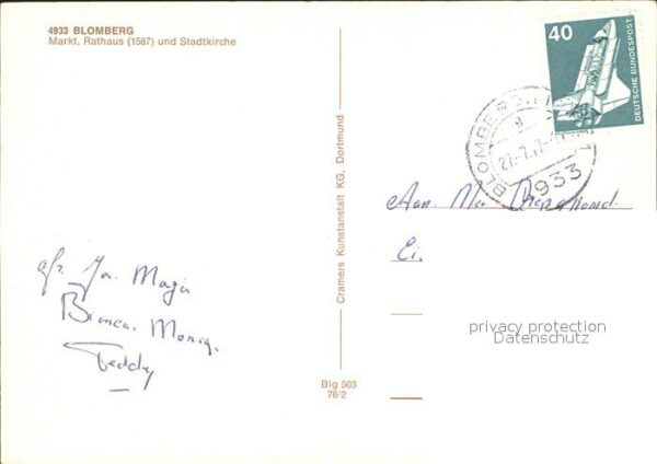 Blomberg Lippe Markt Rathaus – Bild 2