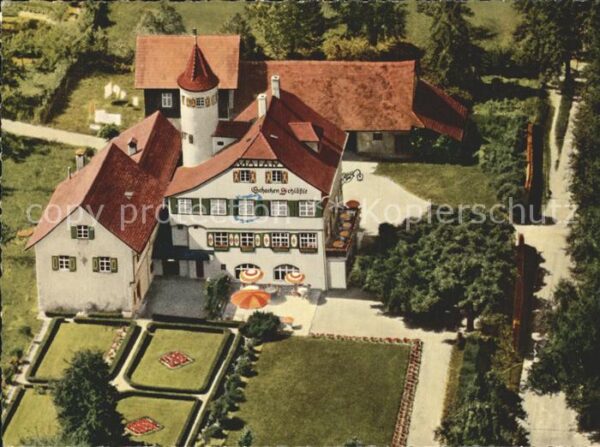 Schachen Lindau Fliegeraufnahme Hotel Schachen-Schlössl