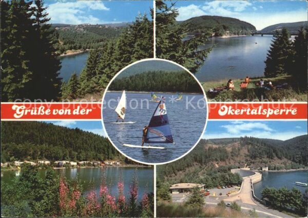 Okertalsperre Segelboot Campingplatz