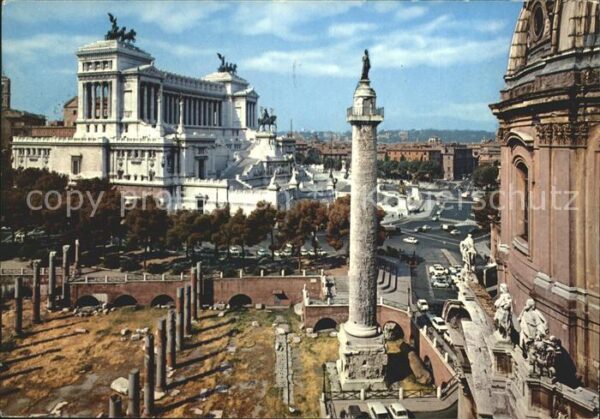 Roma Rom Säule Forum Trajans Denkmal Victor Eman