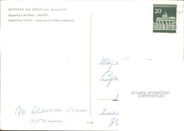 Boppard Rhein Sessellift – Bild 2