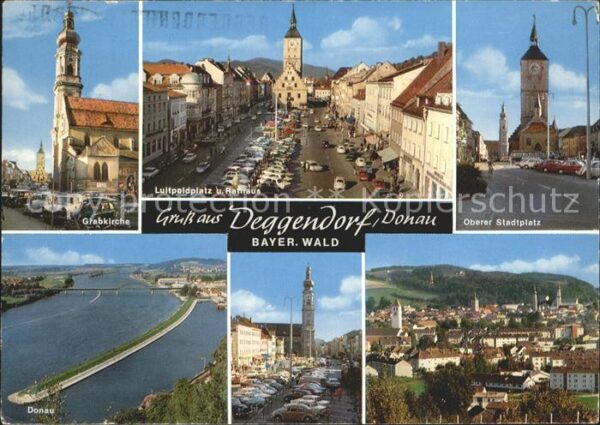 Deggendorf Donau Grabkirche Luitpoldplatz Rathaus Oberer