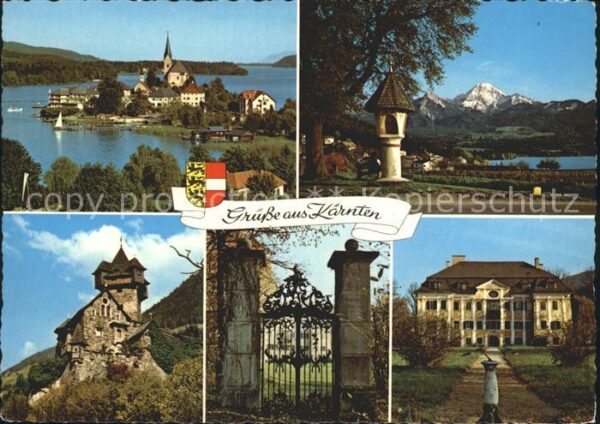 Maria Woerth Woerthersee Faakersee Mittagskogel Burg Flakenstein