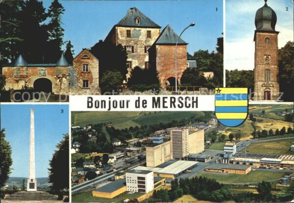 Mersch Luxembourg Chateau Tour Saint Michel Monument Cete