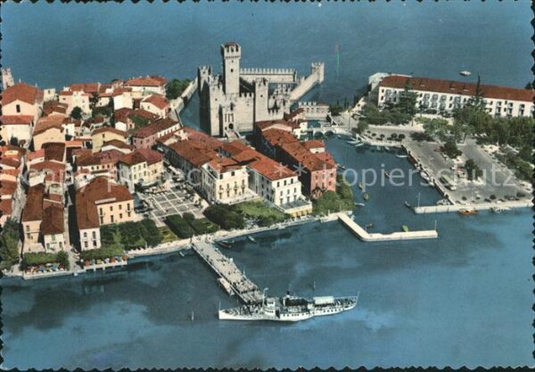 Sirmione Lago di Garda Fliegeraufnahme