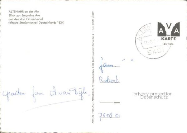 Altenahr Burgruine Are drei Felsentunnel – Bild 2