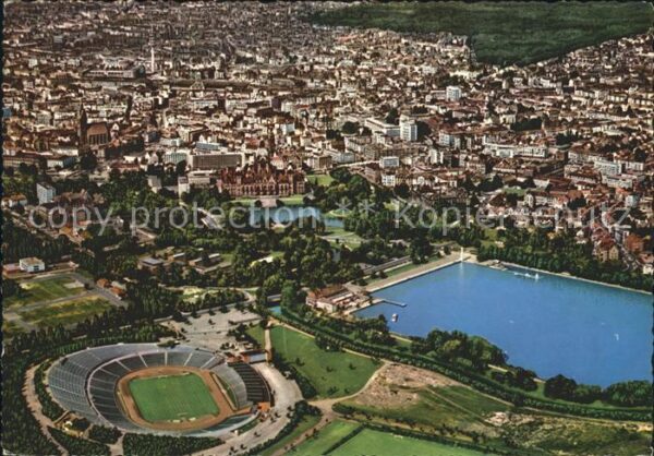 Hannover Fliegeraufnahme City Maschsee Niedersac
