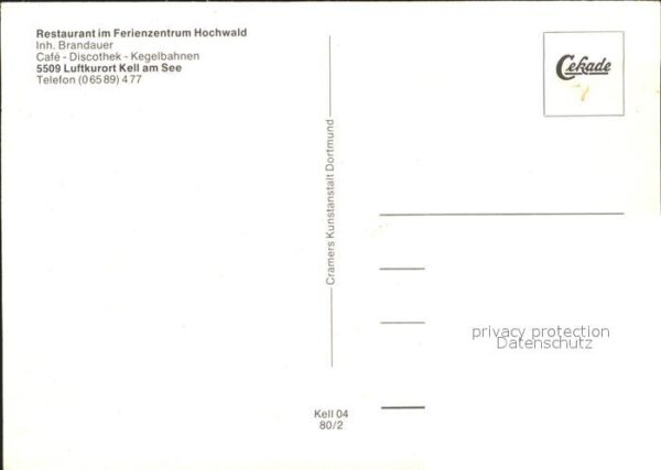 Kell See Restaurant Hochwald Kneippanlage Minigo – Bild 2