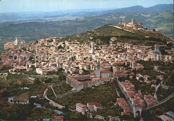 Assisi Umbria Fliegeraufnahme