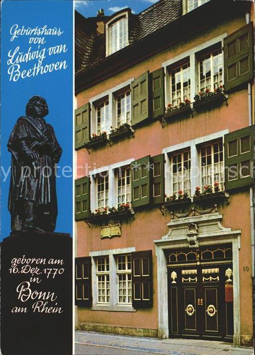 Bonn Rhein Geburtshaus Ludwig Beethoven