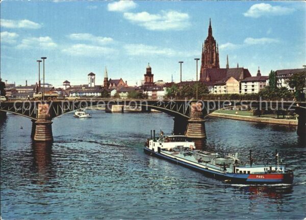 Frankfurt Main Mainufer Dom