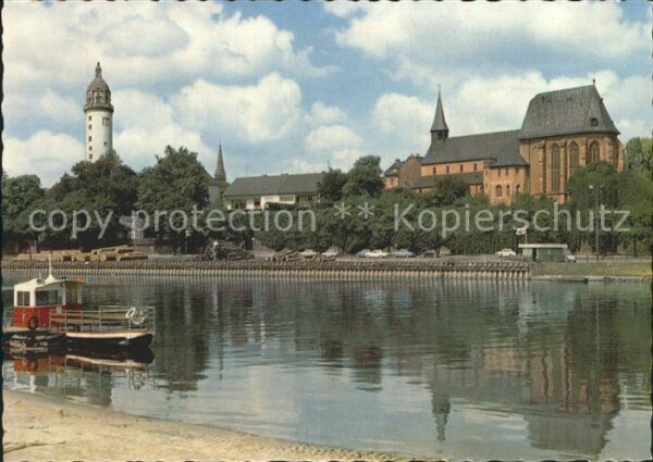 Hoechst Main Schlossturm Justinuskirche
