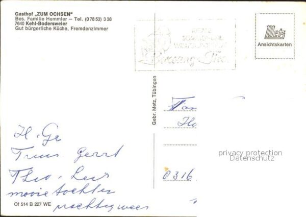Bodersweier Gasthof Zum Ochsen – Bild 2