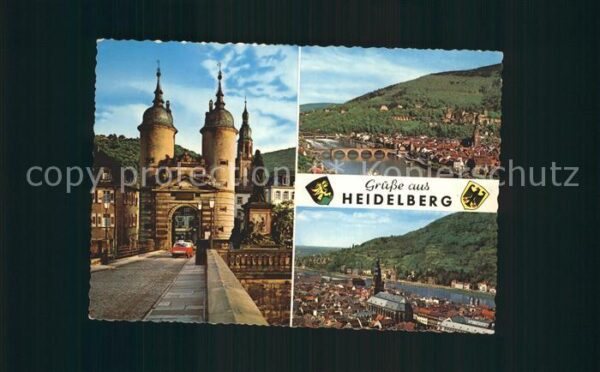 Heidelberg Neckar Tor Brücke Münster