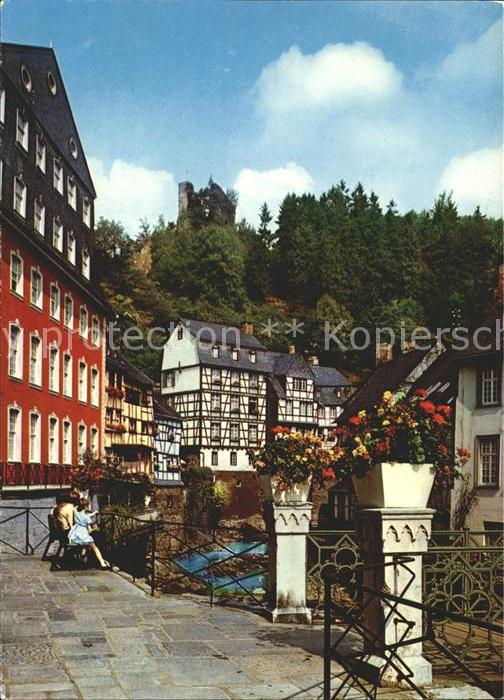 Monschau Rotes Haus Burgruine Haller