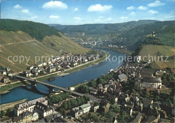 Cochem Mosel Blick vom Pinnerkreuz