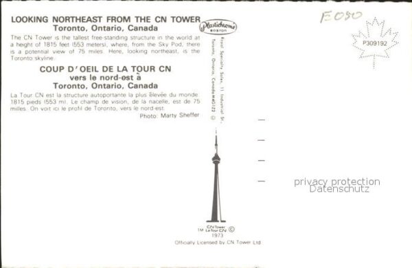 Toronto Canada CN Tower – Bild 2